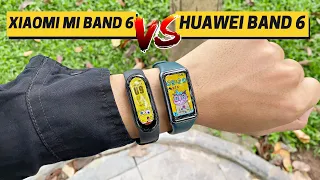 So Sánh Huawei Band 6 vs Xiaomi Mi Band 6 : 2 SmartBand Đáng Mua Nhất 2021 !