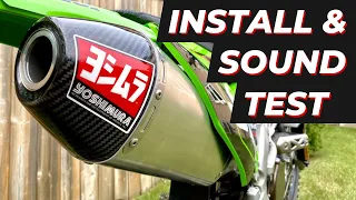 2018 KX250F - Yoshimura RS-4 Install & Sound Comparison