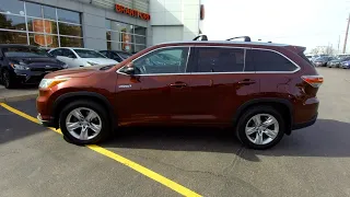 2015 Toyota Highlander Hybrid - Used Cars - For Sale - Brantford Kia 519-304-6542 Stock No. P2702