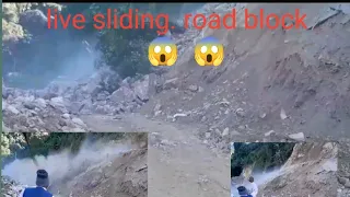 Vairel video (Live)#Sliding se road block ho giya#