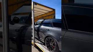 NEW!  RANGE ROVER SPORT UNLOADING #RANGEROVERINFORMATION #SHORTS #LANDROVER