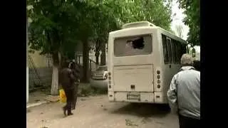 Fights in Mariupol 09 May 2014 Ukraine  - ITV news