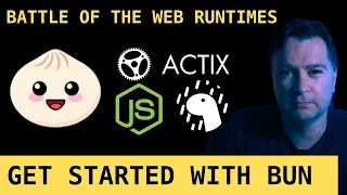 getting started with bun.js web server - performance test bun js vs actix-web vs node.js vs deno.js