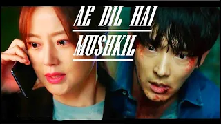 AE DIL HAI MUSHKIL || KOREAN MIX || FLOWER OF EVIL || THRILL ROMANTIC MV