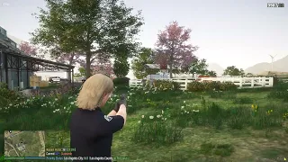 Malibu Sunset RP - CHP Shoots Woman Holding a Shotgun On Her Own Property (GTA Roleplay)