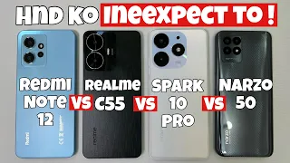 Tecno Spark 10 Pro VS Realme C55 VS Redmi Note 12 and Narzo 50. SINO ANG PINAKA SULIT ?