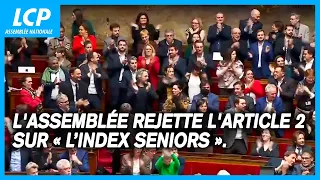 Réforme des retraites : rejet de "l'index seniors", premier revers pour le gouvernement -14/02/2023