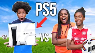 Beat Me, I'll Give My Sisters A PS5 2v1 Football