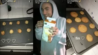 ARIANA GRANDE AND MAC MILLER BAKING COOKIES