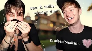sam & colby losing their professionalism for 3 minutes straight pt.3