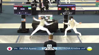 2022 237 T16 01 F F Individual Dubai UAE WCH BLUE PETROVA UKR vs IMURA JPN