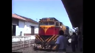 El ultimo tren a Empedrado Corrientes  Ferrocarril General Urquiza 1993