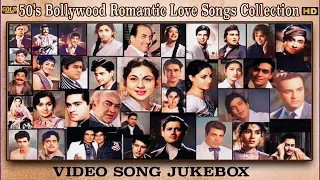 50's Bollywood Romantic Love Songs Collection - HD Video Songs Jukebox  | Hit Old  Collection