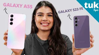 Galaxy A55 é MELHOR e mais BARATO que o Galaxy S23 FE !