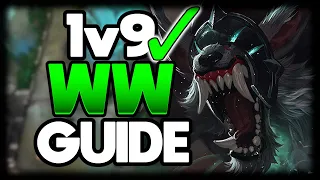 Learn to DOMINATE with WARWICK | HOW TO WARWICK JUNGLE 1v9 FOR BEGINNERS - League of Legends