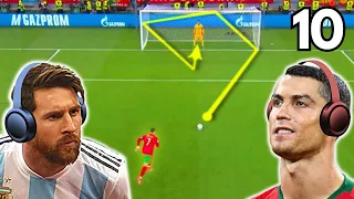 Messi & Ronaldo React To Funny Clips 10!