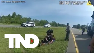 Body cam footage shows Ohio Police released K-9 onto unarmed Black man