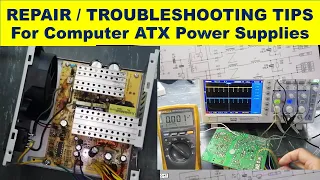 #247 How to repair Computer Power Supply Troubleshooting Repair Tips