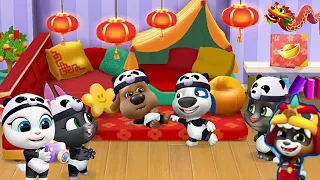 My Talking Tom Friends Lunar New year 2023 Talking Ben Joins House Party Gameplay Android iOS