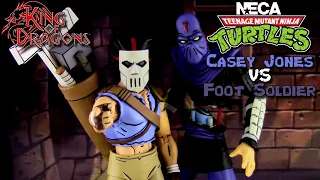 NECA: Target Exclusive - Teenage Mutant Ninja Turtles: Casey Jones vs Foot Soldier (Slashed) Review