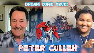 LIFELONG OPTIMUS PRIME SUPER-FAN FULFILLS DREAM! | MEETING PETER CULLEN! [Teletraan Creatorverse 2]