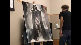 Yoshitaka Amano - "Unnamed Final Fantasy Villain" - Live Painting Kumoricon 2018