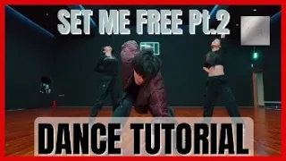 Jimin - 'Set Me Free Pt.2' Dance Practice Mirrored Tutorial (SLOWED)