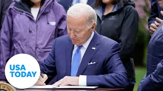 President Biden signs executive order aimed at climate change |  USA TODAY