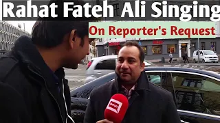 Rahat Fateh Ali Singing Live in an interview