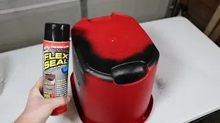 Can Flex Seal Really Fix A Broken Bucket???