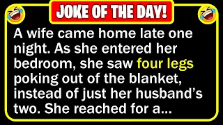 🤣 BEST JOKE OF THE DAY! - A wife came home late one night, and quietly opened... | Funny Daily Jokes