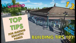 #13 - Building Tips 101 - Planet Coaster Tutorial - Realistic Looking Parks in Planet Coaster