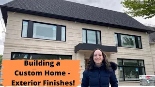 Building a House: Construction Steps – Home Exterior Finishes & Back Yard Completion!