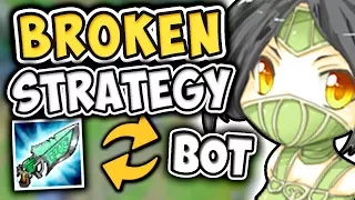 NEW BROKEN 2V1 AKALI SHUTDOWN STRATEGY!! (DESTROY ENEMY BOT LANE) 100% BUSTED - League of Legends