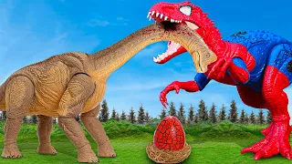 Spider Indominus Hunting Mamenchisaurus 🦖 Indominus Rex vs Spinosaurus | Jurassic World