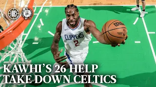 Kawhi Leonard 26 PTS vs. Celtics Highlights | LA Clippers