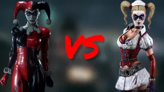 Arleen Sorkin vs Tara Strong Arkham Games Harley Quinn voice comparison..