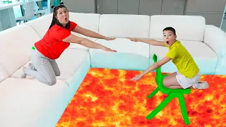 The Floor is Lava Challenge - пол это лава челлендж