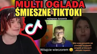 MULTI  ogląda ŚMIESZNE TIKTOKI