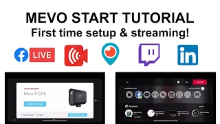 Mevo Start - First Time Setup Tutorial - Get right onto Facebook, Twitch, Periscope, Youtube etc.