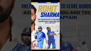 Rohit Sharma Become First indian Captain  To score Hundred In all formats||#shorts #cricket #short