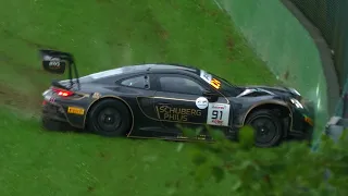 24H Spa Test Day 2024 - CRASH, MISTAKES, CONTACT + ACTION