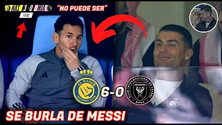 ASÍ FUE el GESTO de BURLA DE CRISTIANO a MESSI HOY POR GOLEADA | AL NASSR VS INTER MIAMI 6-0