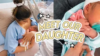 WE HAD OUR BABY GIRL 👶🏻 our first week as parents!