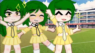 ♡•♪The cheerleaders•♪♡🦋// ★Las porristas★✨ ✯•huntlow•✯ ✧♪Goldric♪☆// gacha club💕🦋