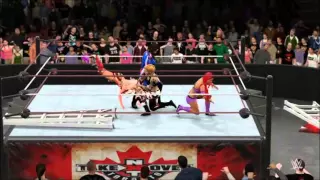 WWE 2K16 NXT Eva vs Jade vs Alexa Bliss vs Nia Jax