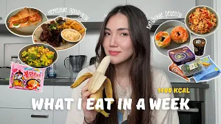 WHAT I EAT IN A WEEK: - 30 kg, simple recipes with calories