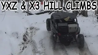 Can Am X3 & Portal Yxz Hill Climbs!