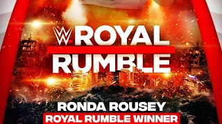 Ronda Rousey royal rumble entrance/ reaction