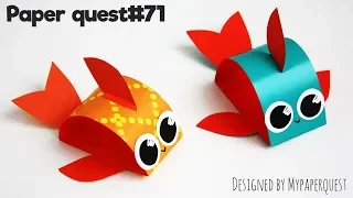 EASY 🐠🐟 FISH PAPER 🐠🐟 CRAFT FOR KIDS